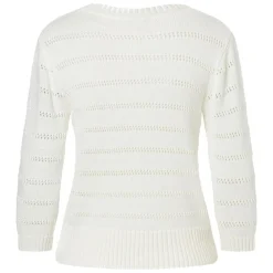 Ajour Pullover  ecru  Frühjahrs-Kollektion