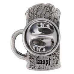 Anstecker Bierkrug Altsilber