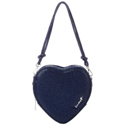 Big Heart Bag Crystal Midnight Blue