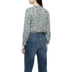 Bluse mit Blumen-Print