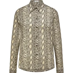 Bluse mit Schlangenprint