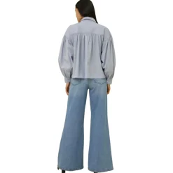 Bluse Sarah Short Pinstripe
