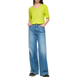 Blusenshirt mit v-neck