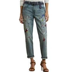 Boyfriend-Tapered-Fit Jeans