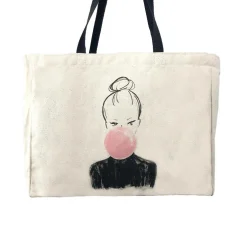 Canvas Shopper "Bulle"