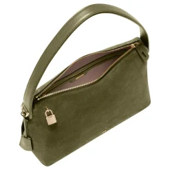 Delia Suede Beuteltasche M