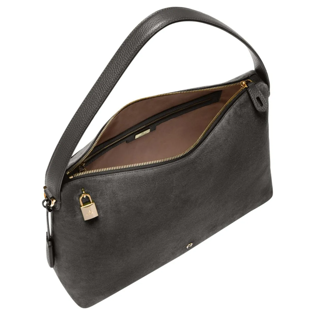 Delia Suede Beuteltasche L