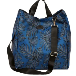 Easy Shopper Bag Philodendron black