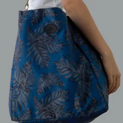 Easy Shopper Bag Philodendron black