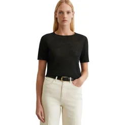 Feinstrick-pullover slim