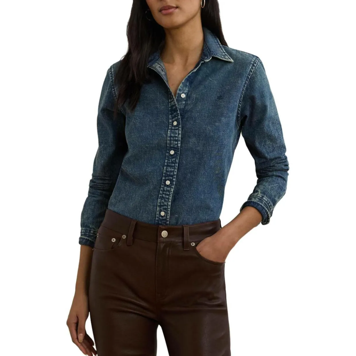 Jeans-Bluse