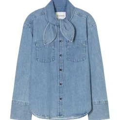 Jeansbluse