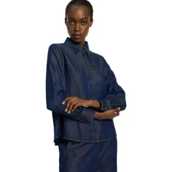 Jeansbluse