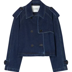 Jeans-Trenchjacke