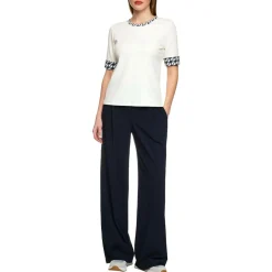 Jersey-shirt mit print-details