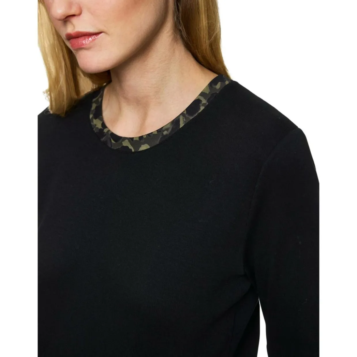 Jersey-shirt mit print-details