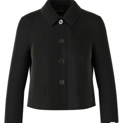 Kurze Jacke mit Kentkragen
