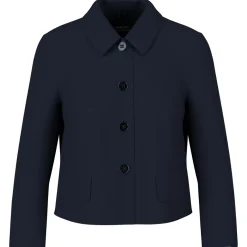 Kurze Jacke mit Kentkragen