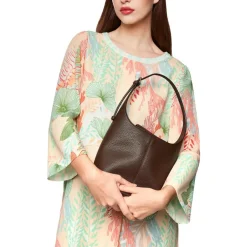 Kurzes kleid mit floralem print