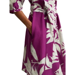 Kurzes print-kleid relaxed