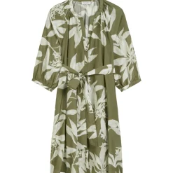 Kurzes print-kleid relaxed
