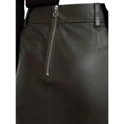 Leder-minirock regular