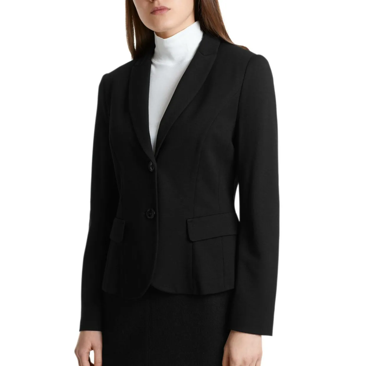 Leichter Blazer aus feinem Jersey