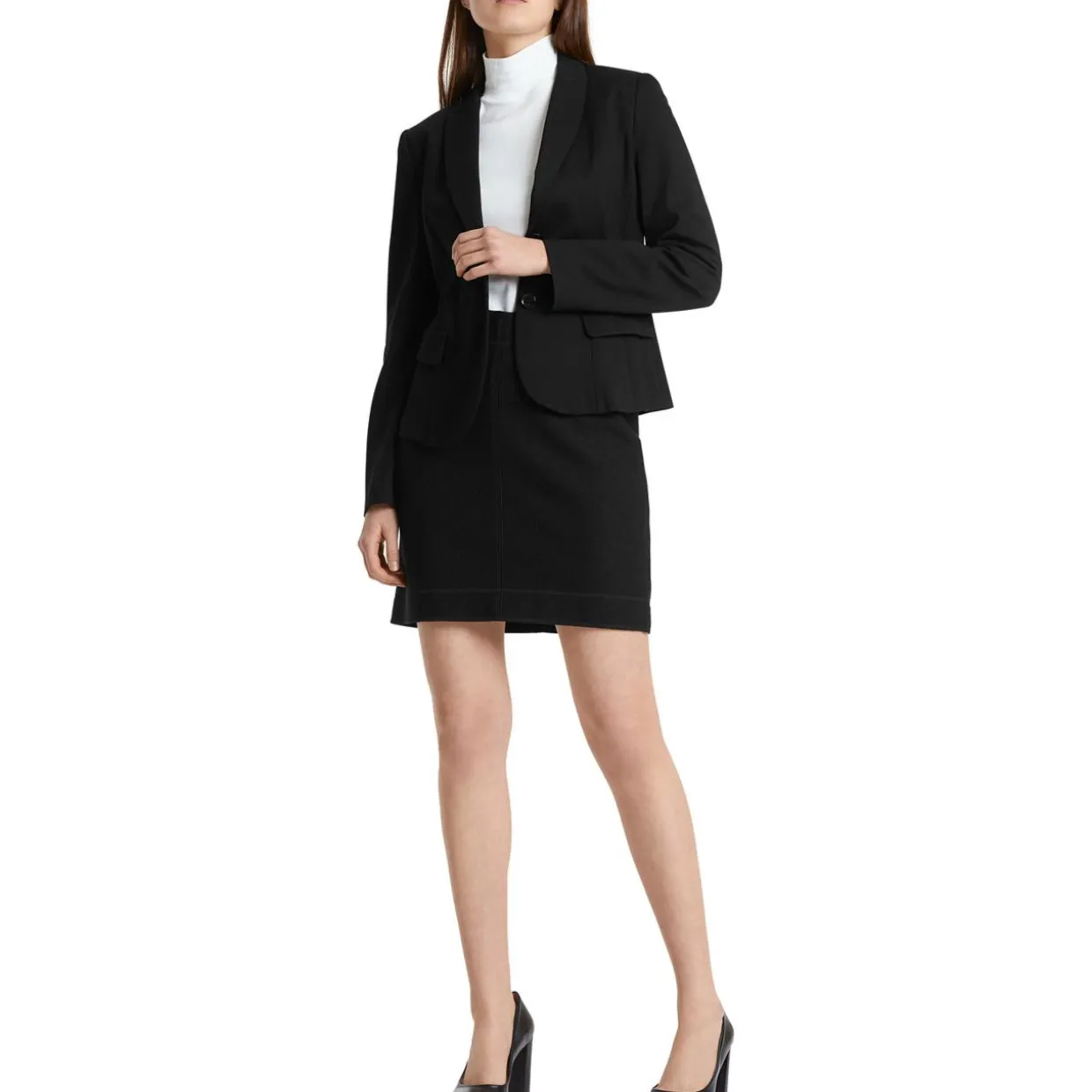 Leichter Blazer aus feinem Jersey