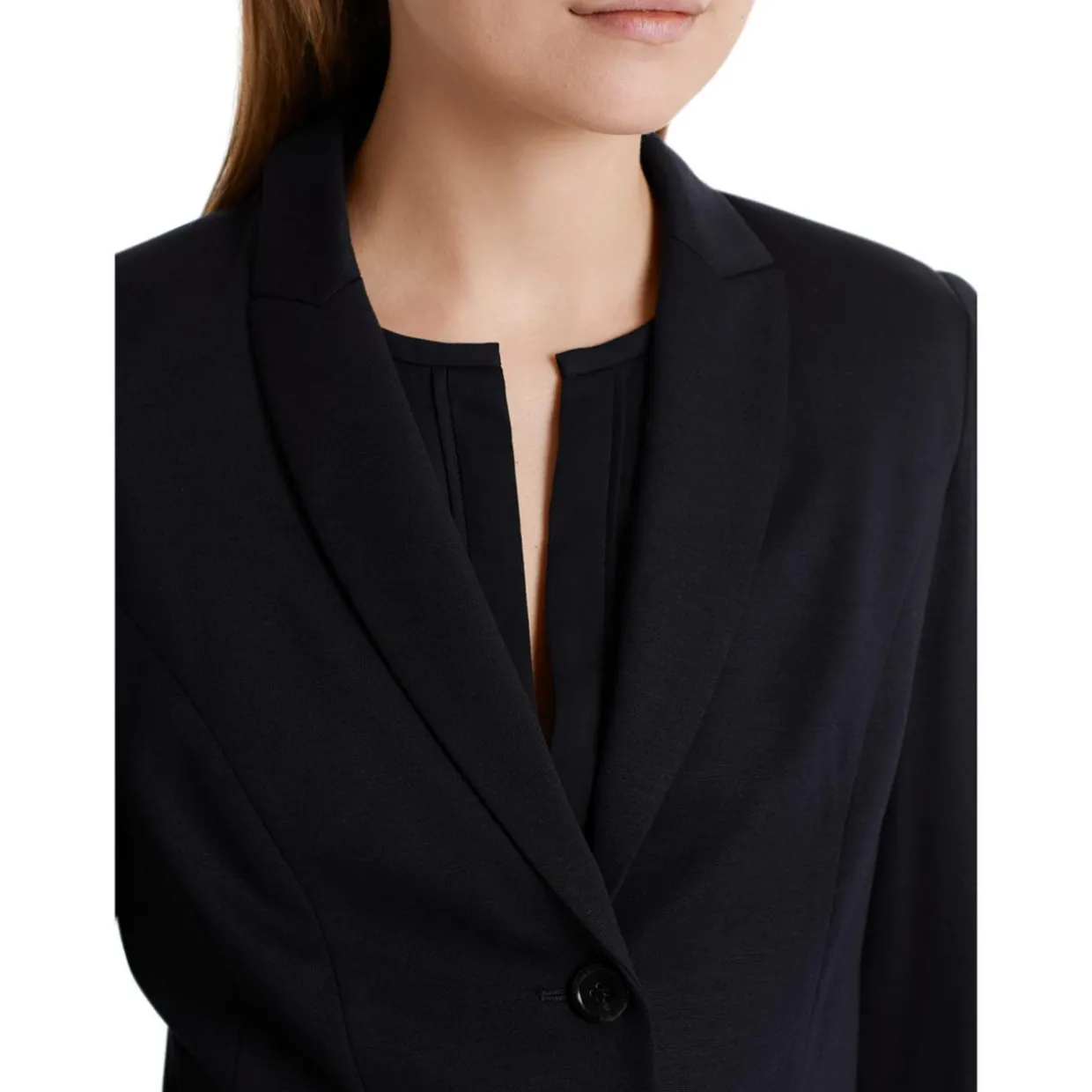 Leichter Blazer aus feinem Jersey