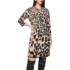 Leo-Print Kleid