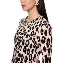 Leo-Print Kleid