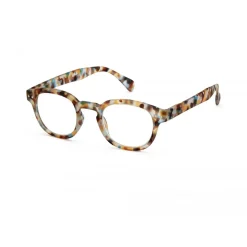 Lesebrille #C Blue Tortoise + 1.00