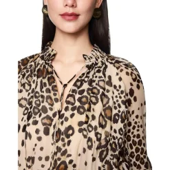 Maxi-Kleid mit Leo Print