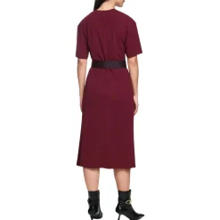 Midi-Kleid mit Schlitz