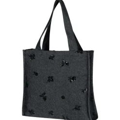 Pailletten-Denim-Tasche