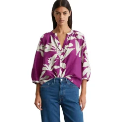 Print-bluse regular