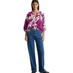 Print-bluse regular