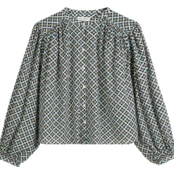 Print-Bluse relaxed