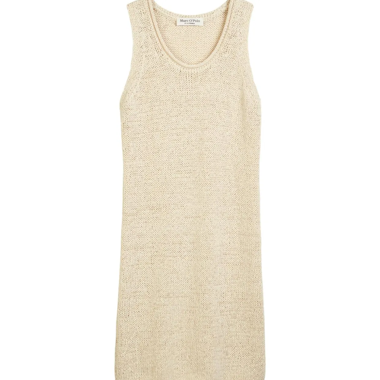 Ärmelloses Strickkleid slim