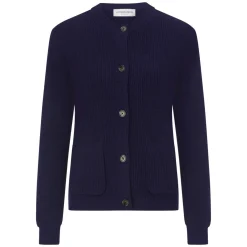 Schurwoll Strickjacke
