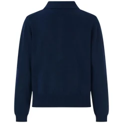 Schurwoll-Polopullover