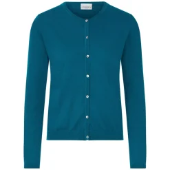 Schurwoll-Strickjacke