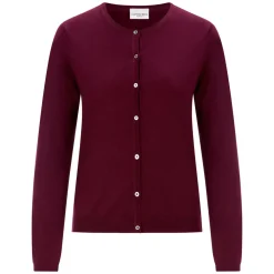 Schurwoll-Strickjacke
