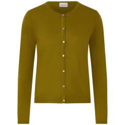 Schurwoll-Strickjacke