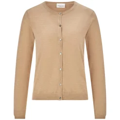 Schurwoll-Strickjacke
