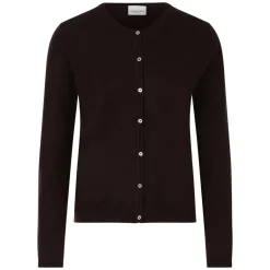 Schurwoll-Strickjacke