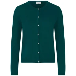 Schurwoll-Strickjacke