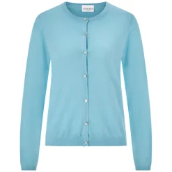 Schurwoll-Strickjacke