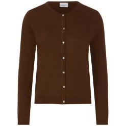 Schurwoll-Strickjacke