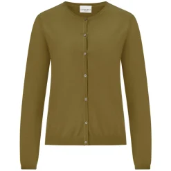 Schurwoll-Strickjacke